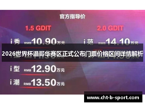 2026世界杯温哥华赛区正式公布门票价格区间详情解析